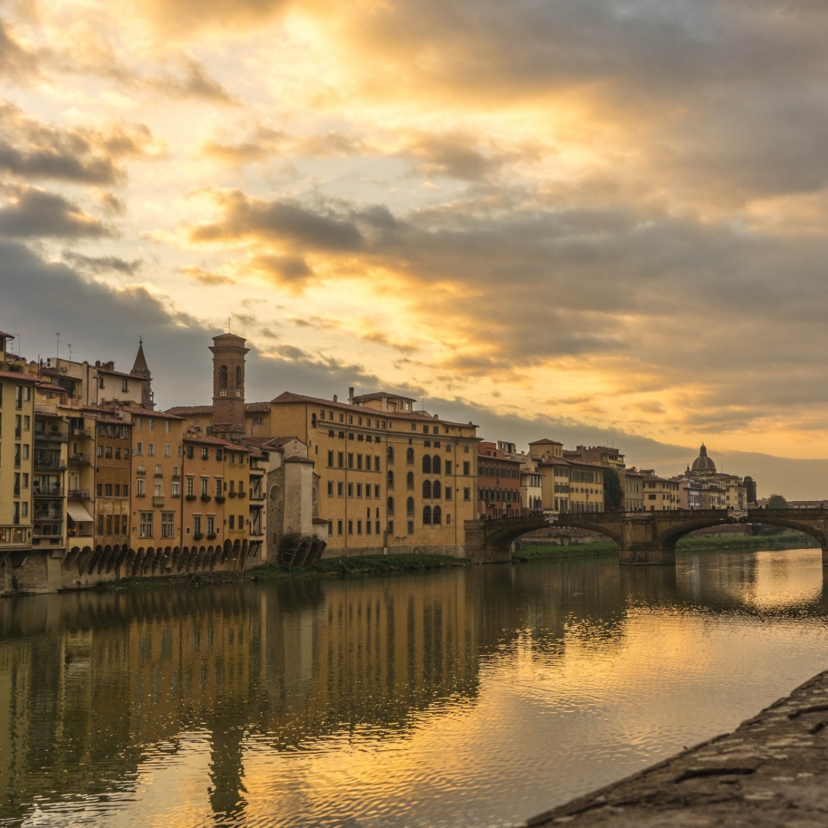 Florence, Italy at sunset